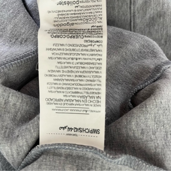 UNDER ARMOUR sz S Unstoppable Funnel Neck Gray Hoodie Loose Fit Double Knit - Picture 11 of 12